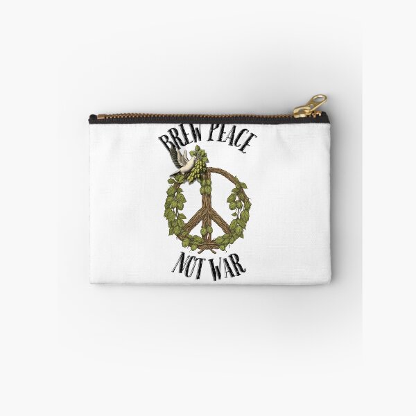 Item preview, Brew peace,not war white dove with peace sign designed and sold by WAVIstore.