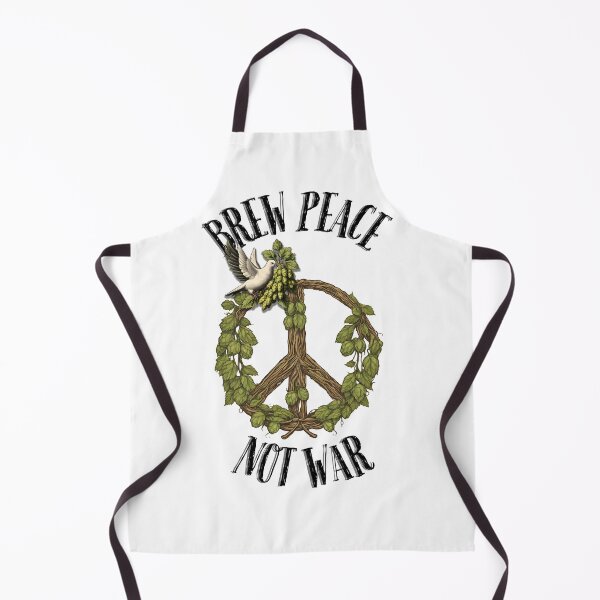 Item preview, Brew peace,not war white dove with peace sign designed and sold by WAVIstore.