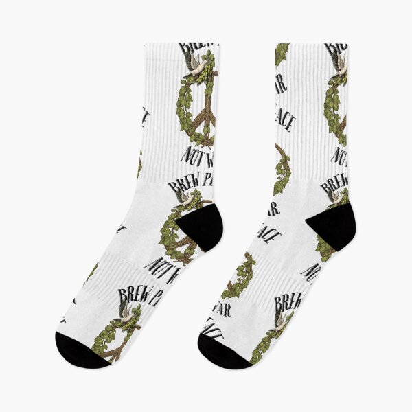 Item preview, Brew peace,not war white dove with peace sign designed and sold by WAVIstore.