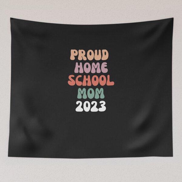 Item preview, proud homeschool MOM 2023 designed and sold by YASOHA ⭐⭐⭐⭐⭐.
