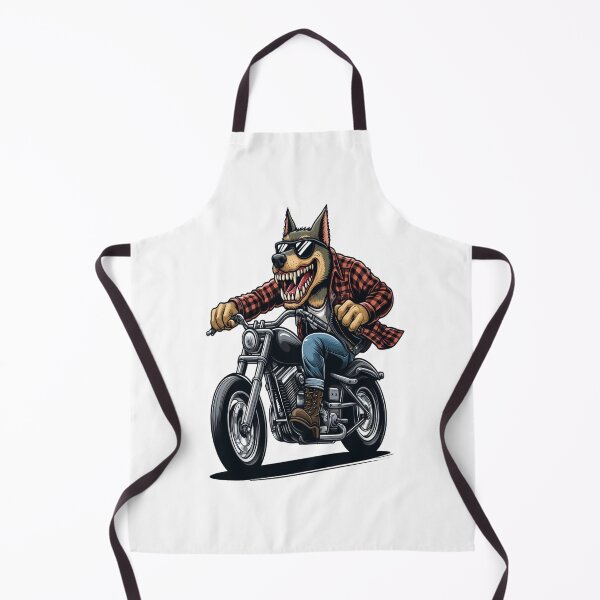 Item preview, Dog Riding Motorcycle Vintage Subversive Cartoon designed and sold by kustomart.