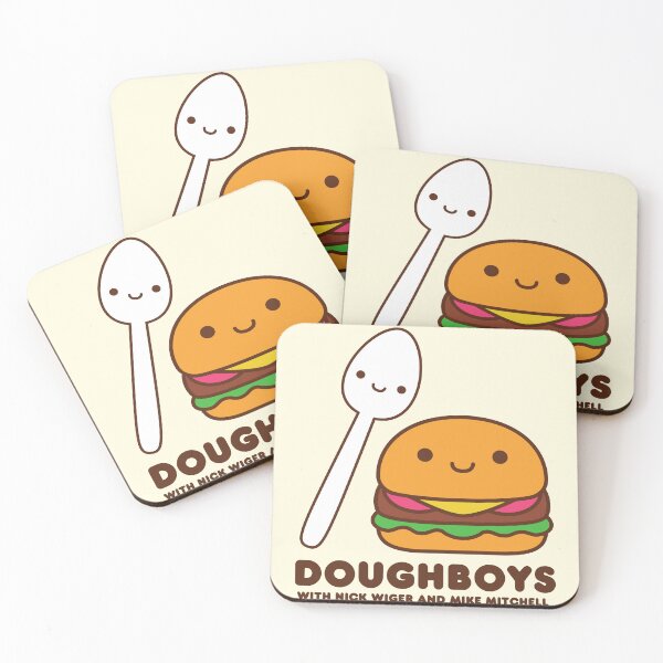 Item preview, Doughboys spoon and burger designed and sold by lemontentacle.
