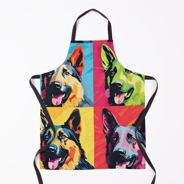 Item preview, German Shepard pop art andy warhol style designed and sold by Pixel Playground.