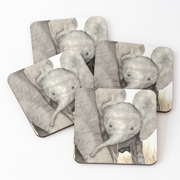 Item preview, Pachyderm Peekaboo designed and sold by Franclynart.