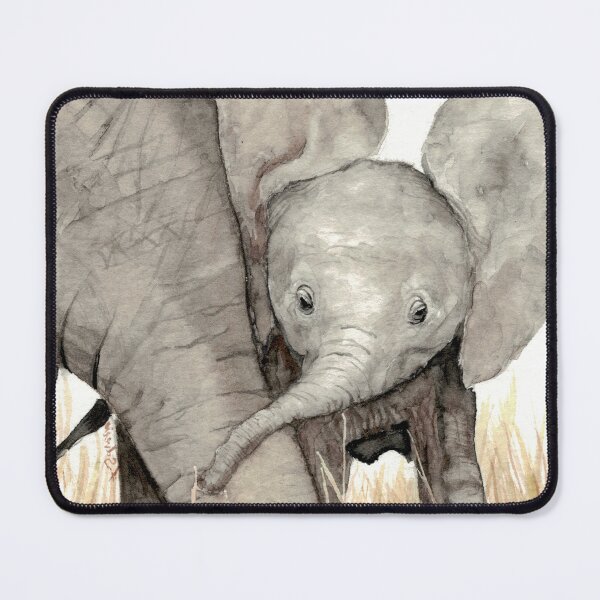 Item preview, Pachyderm Peekaboo designed and sold by Franclynart.