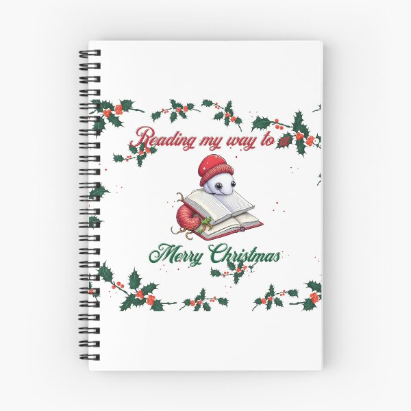 Item preview, Bookworm Christmas style designed and sold by Stardust4ever.