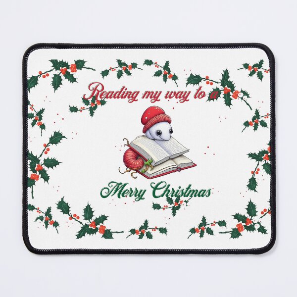 Item preview, Bookworm Christmas style designed and sold by Stardust4ever.