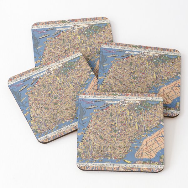 Item preview, Old map of New York (1950) designed and sold by coolshitba.
