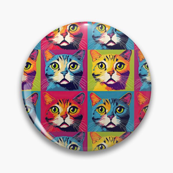 Item preview, cats pop art andy warhol style designed and sold by Pixel  Playground.