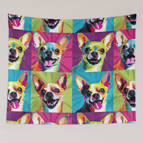 Item preview, Chihuahua pop art andy warhol style designed and sold by Pixel  Playground.