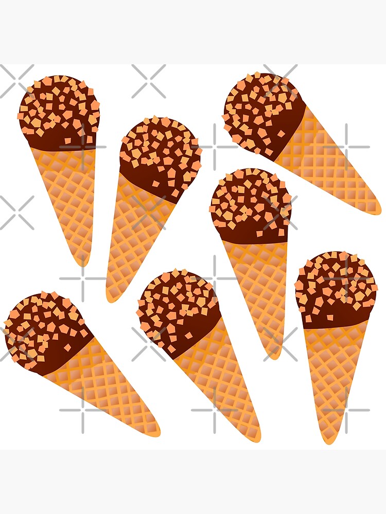 "Drumstick Ice Cream " Poster for Sale by MineEyes Redbubble