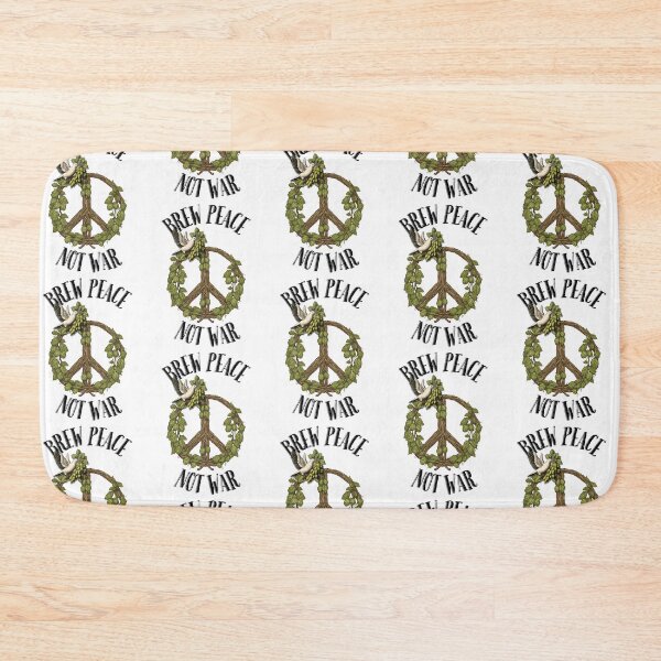 Item preview, Brew peace,not war white dove with peace sign designed and sold by WAVIstore.