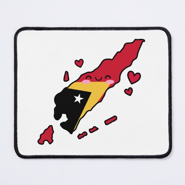 Item preview, East Timor Flag Map Smile with Love designed and sold by pixelsparkzone.