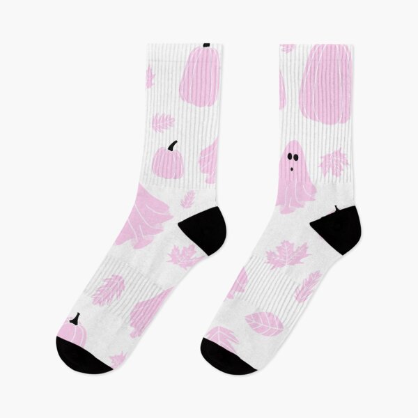 Item preview, Pink ghosts and pumpkins designed and sold by Ana Gorozpe.
