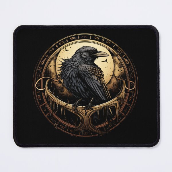 Item preview, Odin’s Raven designed and sold by RunesRourRoots.