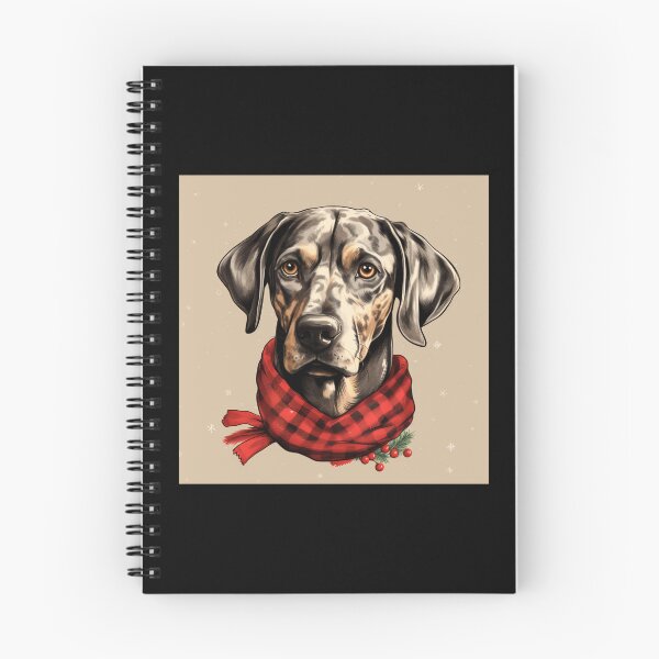 Item preview, Catahoula Leopard Christmas Plaid Watercolor designed and sold by rafaeltto.