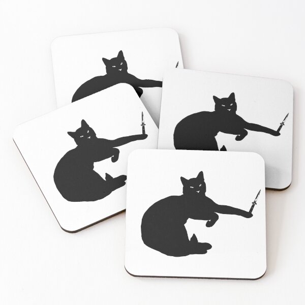 Item preview, Cat with a knife designed and sold by ExpiredGoods.