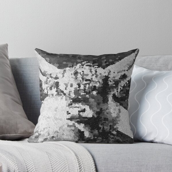Item preview, Highland cow with the scottish flag, black and white image, edited oil painting by Marina Daniluka designed and sold by MariDaniArt.