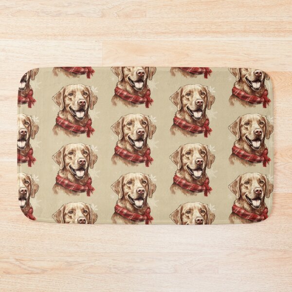 Item preview, Chesapeake Bay Retriever Christmas Plaid Watercolor designed and sold by rafaeltto.