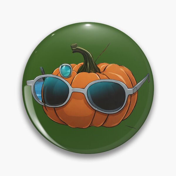 Item preview, Cute Pumpkin with nice sunglasses and a beach designed and sold by BonzaleDesign.