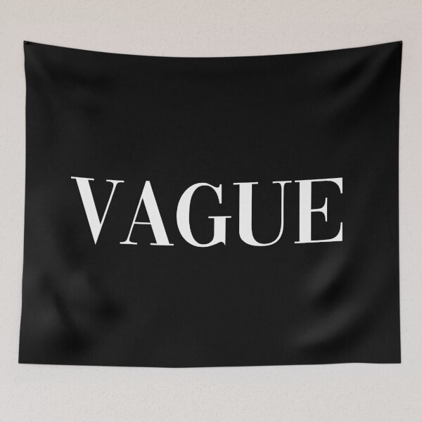Item preview, Vague White designed and sold by amkrisher.