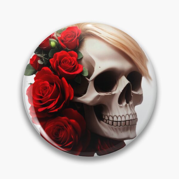 Item preview, SKULL ROSES HALLOWEEN DAY OF THE DEAD DIA DE MUERTOS MEXICAN #ogirdor designed and sold by ogirdorgraphics.