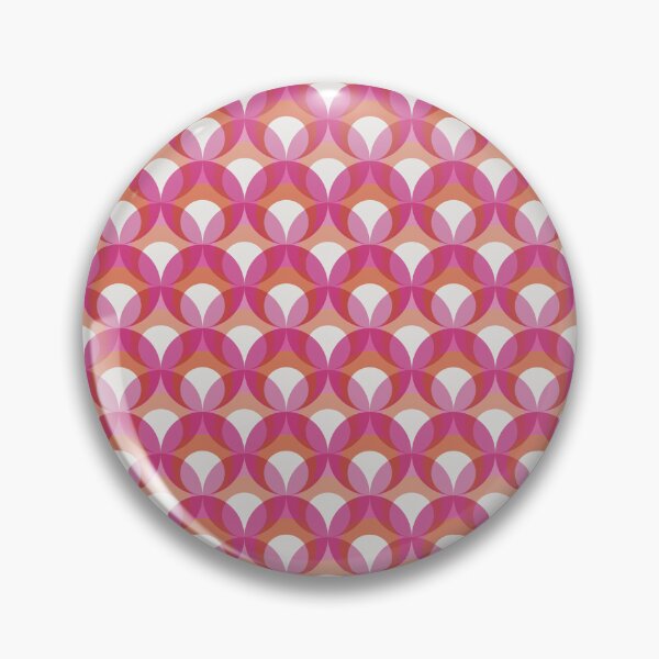 Item preview, Mod Circles Pink and Orange designed and sold by Stephanie McRae.