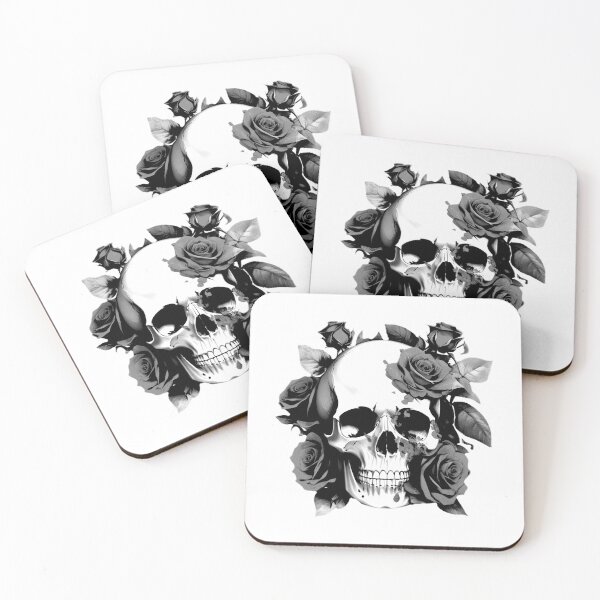 Item preview, SKULL ROSES HALLOWEEN DAY OF THE DEAD DIA DE MUERTOS MEXICAN #ogirdor designed and sold by ogirdorgraphics.