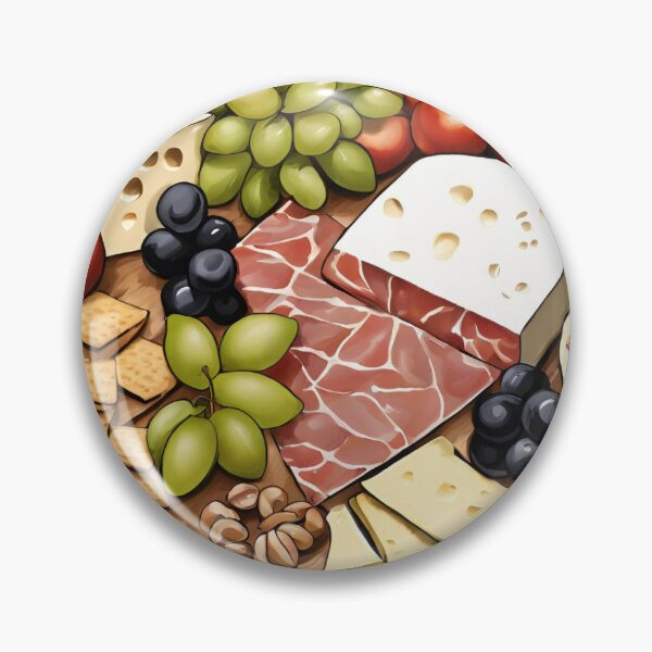 Item preview, Charcuterie Board Illustration designed and sold by courtaboud.