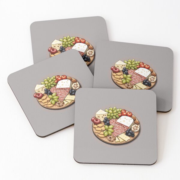 Item preview, Charcuterie Board Illustration designed and sold by courtaboud.