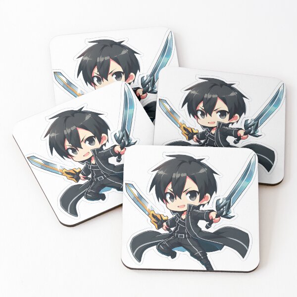 Item preview, Kirito in Battle Pose with Swords designed and sold by Vistaprint.