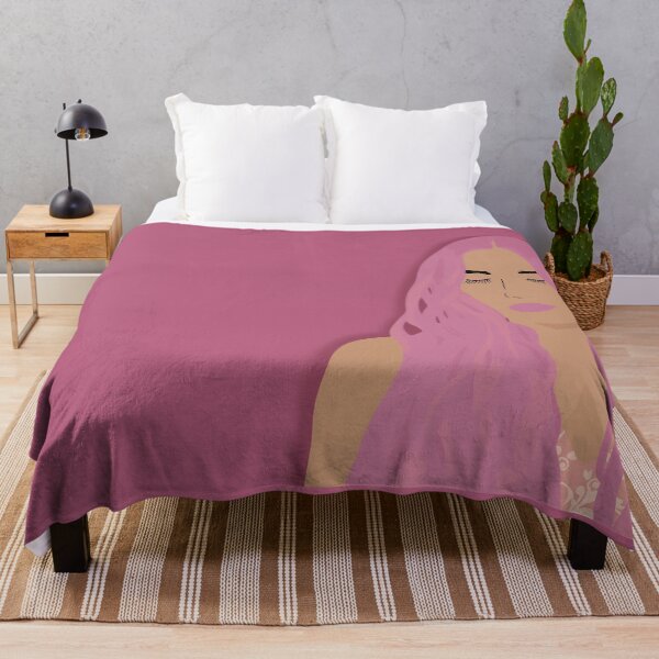 Item preview, Woman in Pink Illustrated Portrait designed and sold by madeonbright.