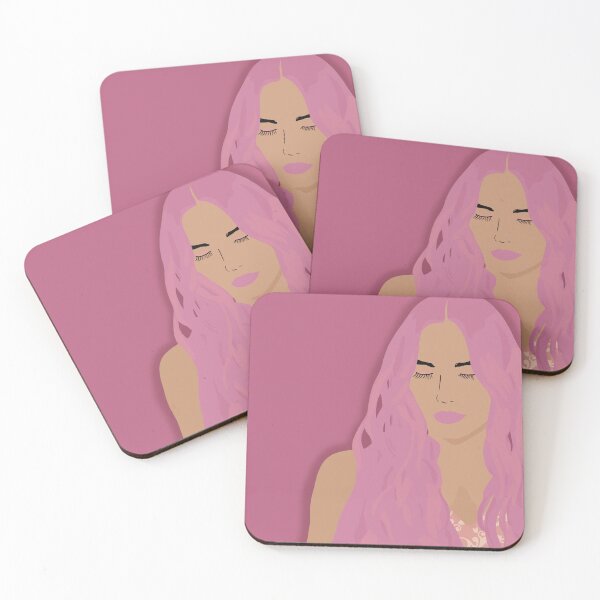 Item preview, Woman in Pink Illustrated Portrait designed and sold by madeonbright.