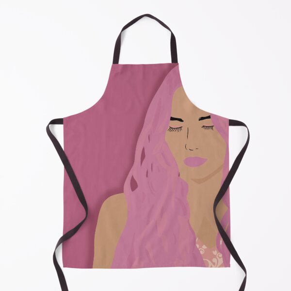 Item preview, Woman in Pink Illustrated Portrait designed and sold by madeonbright.