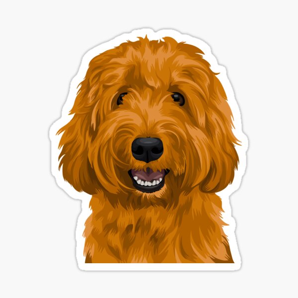 Item preview, Goldendoodle designed and sold by Unleeshed Designs.
