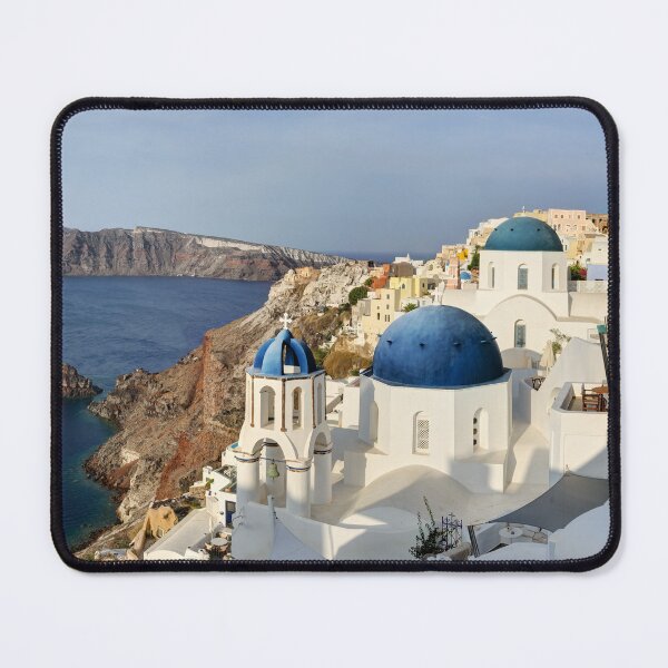 Item preview, Oia Santorini Blue Domes 02 designed and sold by Weston  Westmoreland.