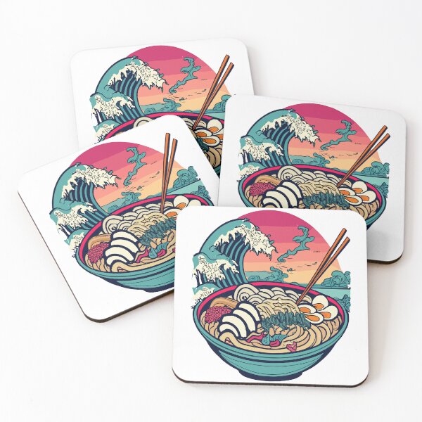 Item preview, The Great Ramen off Kanagawa designed and sold by QUOTABLE STICKERS.