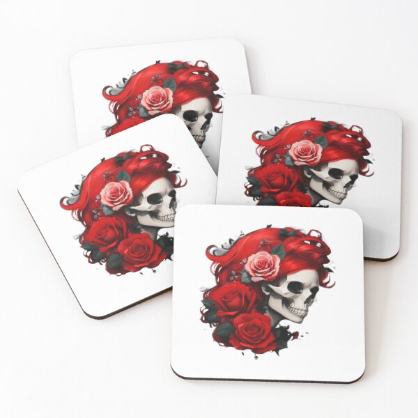 Item preview, SKULL ROSES HALLOWEEN DAY OF THE DEAD DIA DE MUERTOS MEXICAN #ogirdor designed and sold by ogirdorgraphics.
