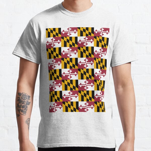 TheMarylandShop Maryland Flag Shirt, Unisex Baltimore Maryland Top, Maryland Gifts, Mens, Womens, Apparel