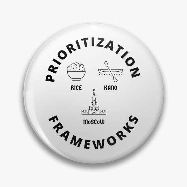Item preview, Prioritization frameworks in product management designed and sold by FriskyLama.