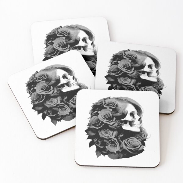 Item preview, SKULL ROSES HALLOWEEN DAY OF THE DEAD DIA DE MUERTOS MEXICAN #ogirdor designed and sold by ogirdorgraphics.