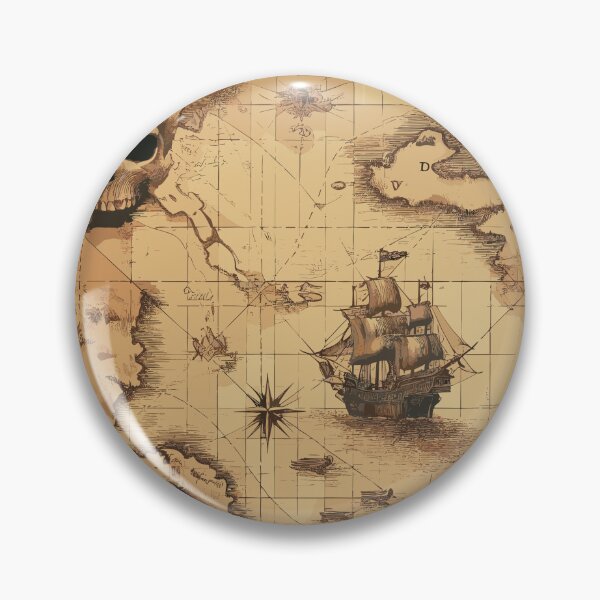 Item preview, Lost Treasury Map on Pirate Island HQ designed and sold by Psycho-Crazy.