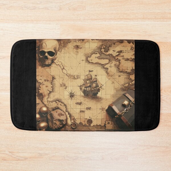 Item preview, Lost Treasury Map on Pirate Island HQ designed and sold by Psycho-Crazy.