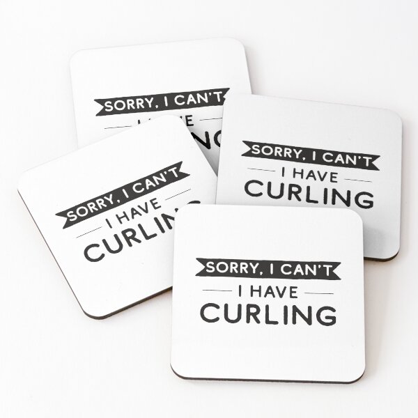 Item preview, Sorry I Can't I Have Curling designed and sold by teesaurus.