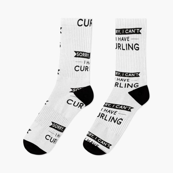 Item preview, Sorry I Can't I Have Curling designed and sold by teesaurus.