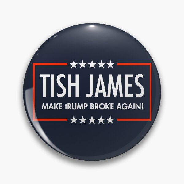 Item preview, Tish James - Make tRump Broke Again (BLUE) designed and sold by Thelittlelord.