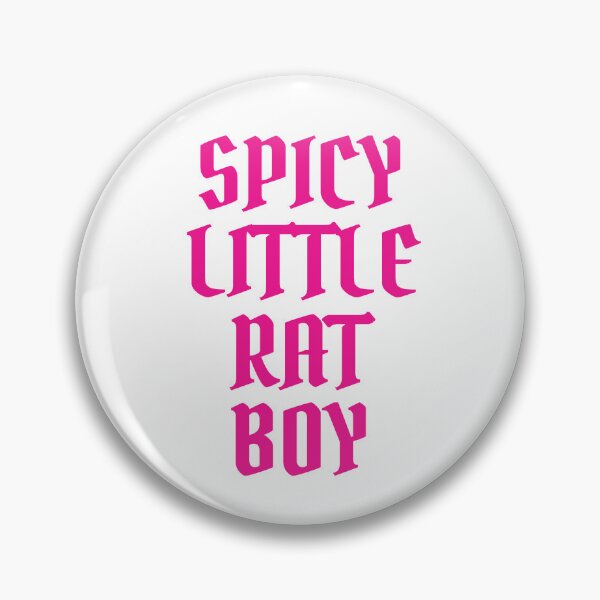 Item preview, Spicy Little Rat Boy (pink text) designed and sold by silhoucat.