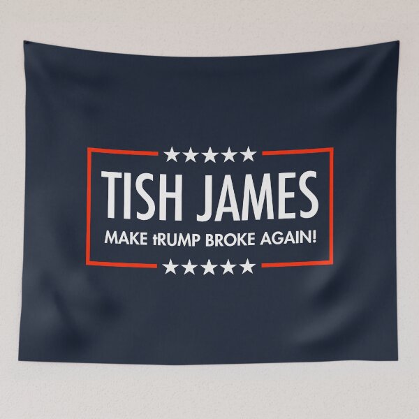 Item preview, Tish James - Make tRump Broke Again (BLUE) designed and sold by Thelittlelord.