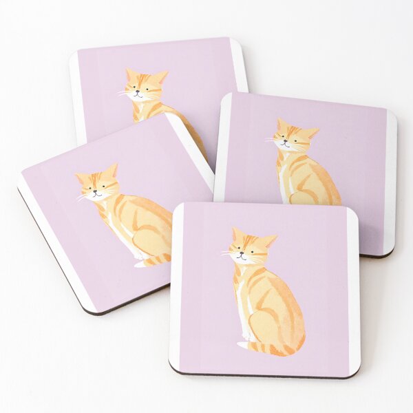 Item preview, Acuarela De Gato Naranja designed and sold by courtaboud.