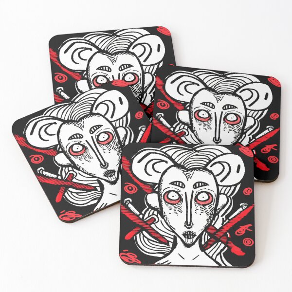 Item preview, shocked - red graphic design portrait designed and sold by Productsbane.